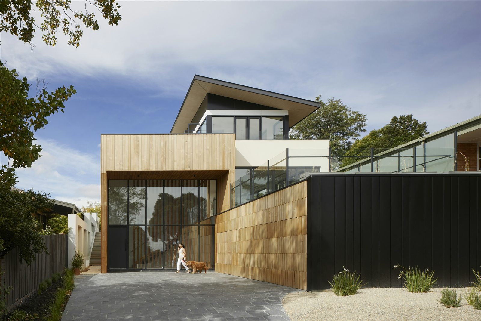 Contemporary timber Australian home